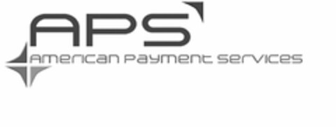 APS AMERICAN PAYMENT SERVICES Logo (USPTO, 14.11.2014)