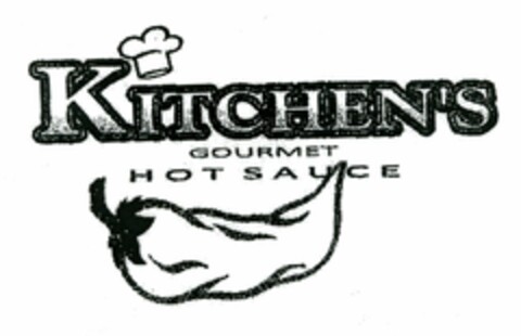 KITCHEN'S GOURMET HOT SAUCE Logo (USPTO, 16.03.2015)