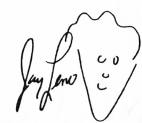 JAY LENO Logo (USPTO, 01/15/2016)