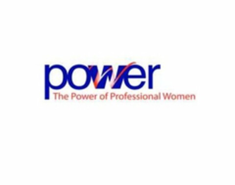 POWER THE POWER OF PROFESSIONAL WOMEN Logo (USPTO, 15.04.2016)