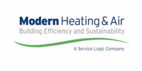 MODERN HEATING & AIR BUILDING EFFICIENCY AND SUSTAINABILITY A SERVICE LOGIC COMPANY Logo (USPTO, 27.03.2017)