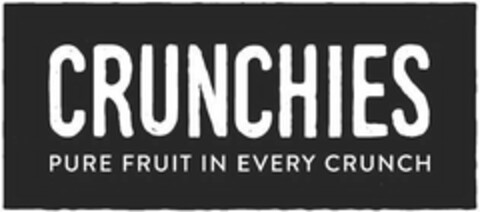 CRUNCHIES PURE FRUIT IN EVERY CRUNCH Logo (USPTO, 29.03.2017)