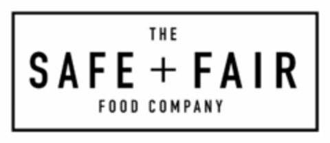 THE SAFE + FAIR FOOD COMPANY Logo (USPTO, 04.04.2017)