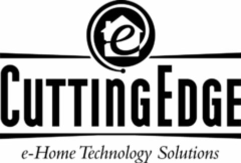 E CUTTINGEDGE E-HOME TECHNOLOGY SOLUTIONS Logo (USPTO, 10.05.2017)