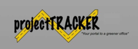 PROJECTTRACKER "YOUR PORTAL TO A GREENER OFFICE" Logo (USPTO, 10/21/2017)