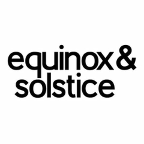 EQUINOX & SOLSTICE Logo (USPTO, 14.03.2018)