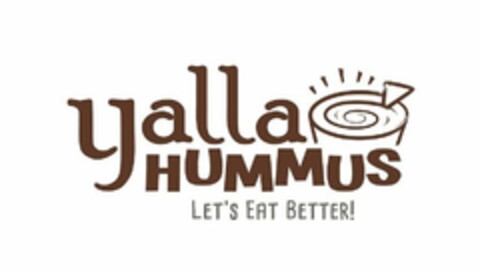 YALLA HUMMUS LET'S EAT BETTER Logo (USPTO, 28.03.2018)