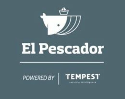 EL PESCADOR POWERED BY TEMPEST SECURITYINTELLIGENCE Logo (USPTO, 29.03.2018)