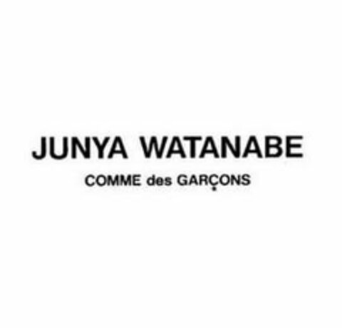 JUNYA WATANABE COMME DES GARÇONS Logo (USPTO, 04.04.2019)