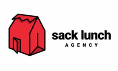 SACK LUNCH AGENCY Logo (USPTO, 04/05/2019)