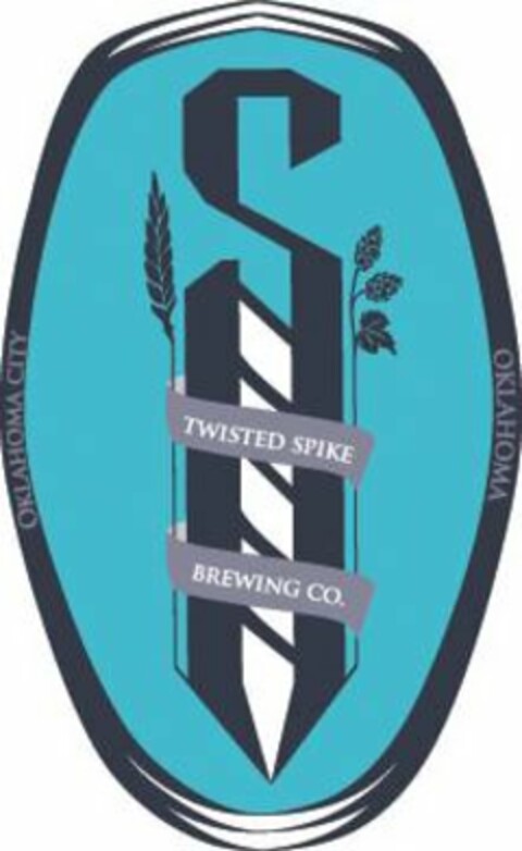 TWISTED SPIKE BREWING CO. OKLAHOMA CITY OKLAHOMA Logo (USPTO, 21.05.2019)