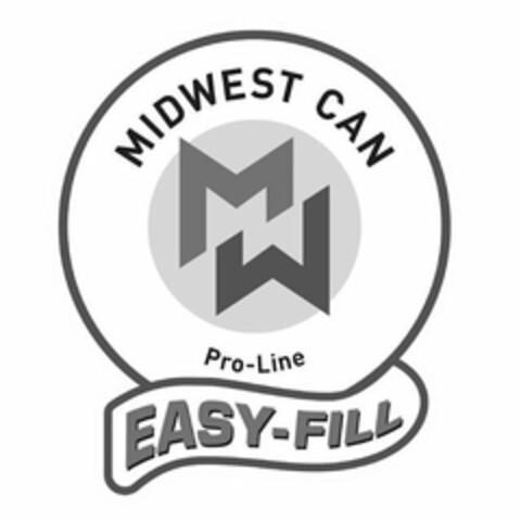 MIDWEST CAN MW PRO-LINE EASY-FILL Logo (USPTO, 29.07.2019)