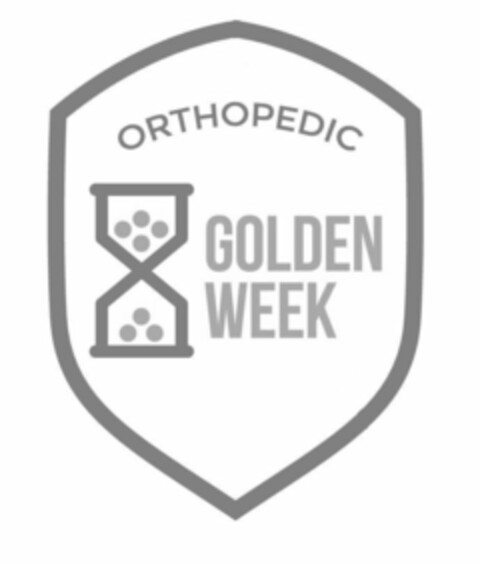 ORTHOPEDIC GOLDEN WEEK Logo (USPTO, 30.09.2019)