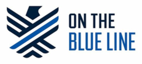 ON THE BLUE LINE Logo (USPTO, 29.11.2019)