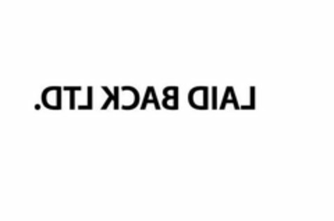 LAID BACK LTD. Logo (USPTO, 06/29/2020)