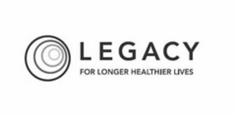 LEGACY FOR LONGER HEALTHIER LIVES Logo (USPTO, 06/29/2009)