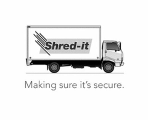 SHRED-IT MAKING SURE IT'S SECURE. Logo (USPTO, 22.07.2010)