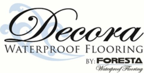 DECORA WATERPROOF FLOORING BY: FORESTA WATERPROOF FLOORING Logo (USPTO, 11/02/2010)