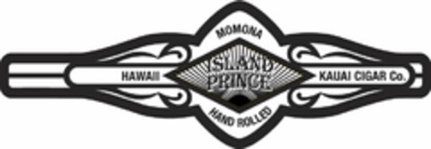 ISLAND PRINCE MOMONA HAND ROLLED HAWAII KAUAI CIGAR CO. Logo (USPTO, 19.04.2011)