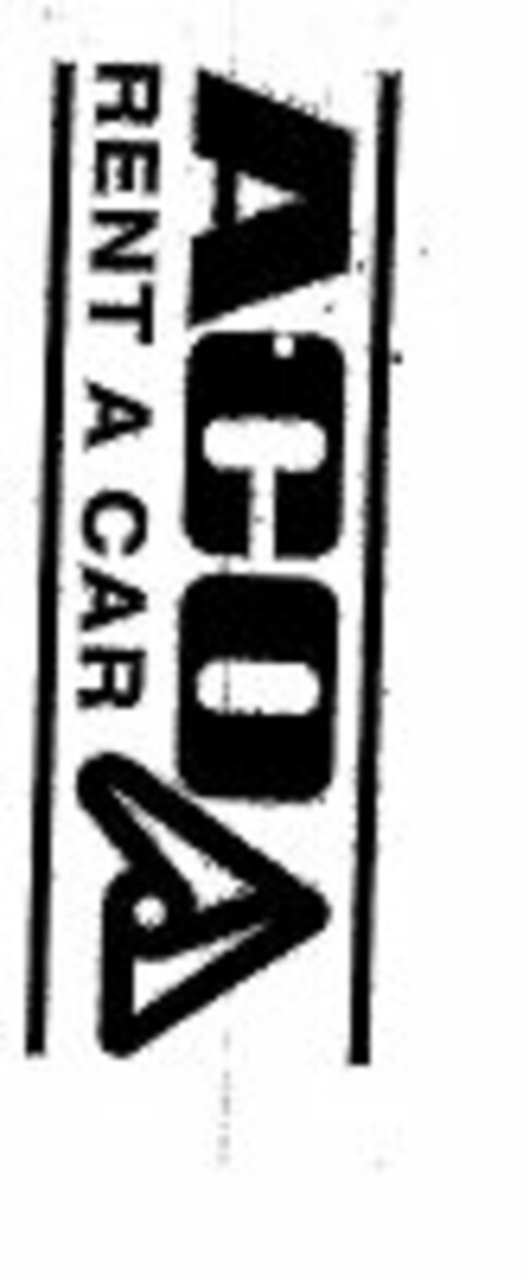 ACO RENT A CAR Logo (USPTO, 10.08.2011)