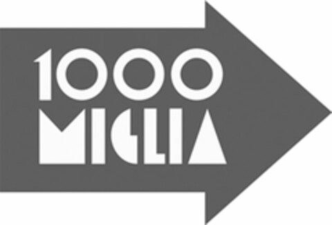 1000 MIGLIA Logo (USPTO, 30.08.2011)