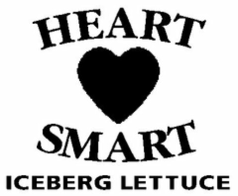 HEART SMART ICEBERG LETTUCE Logo (USPTO, 01.11.2011)