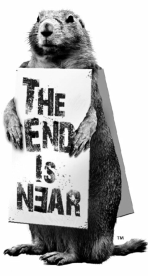 THE END IS NEAR Logo (USPTO, 13.01.2012)