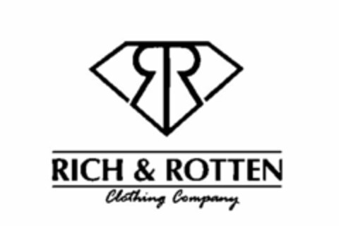 RR RICH & ROTTEN CLOTHING COMPANY Logo (USPTO, 02.03.2012)