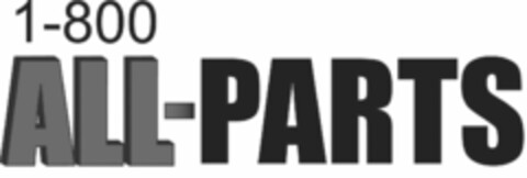 1-800 ALL-PARTS Logo (USPTO, 27.08.2012)