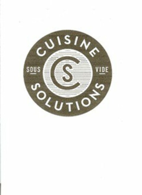 CS CUISINE SOLUTIONS SOUS VIDE Logo (USPTO, 11/08/2012)