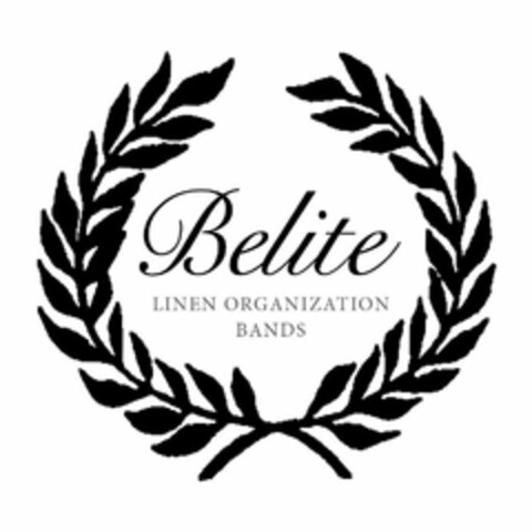 BELITE LINEN ORGANIZATION BANDS Logo (USPTO, 24.06.2013)