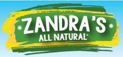 ZANDRA'S ALL NATURAL* Logo (USPTO, 25.02.2014)