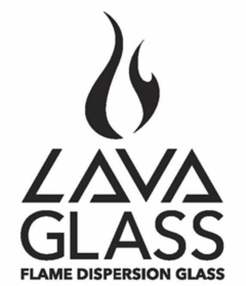 LAVA GLASS FLAME DISPERSION GLASS Logo (USPTO, 09.01.2015)