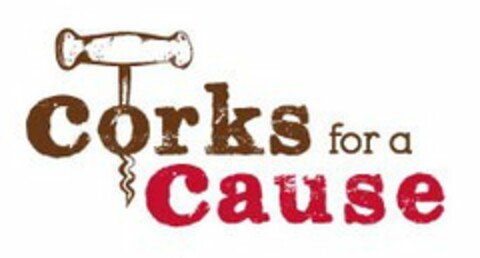 CORKS FOR A CAUSE Logo (USPTO, 17.02.2015)