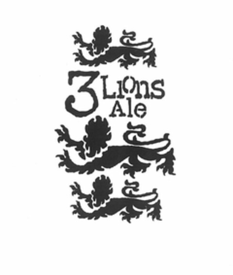 3 LIONS ALE Logo (USPTO, 14.03.2015)