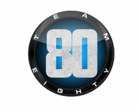 TEAM EIGHTY 80 Logo (USPTO, 08.04.2016)