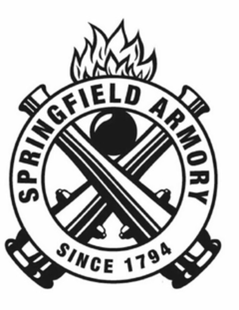 SPRINGFIELD ARMORY SINCE 1794 Logo (USPTO, 05/03/2017)