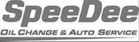 SPEEDEE OIL CHANGE & AUTO SERVICE Logo (USPTO, 10/09/2017)