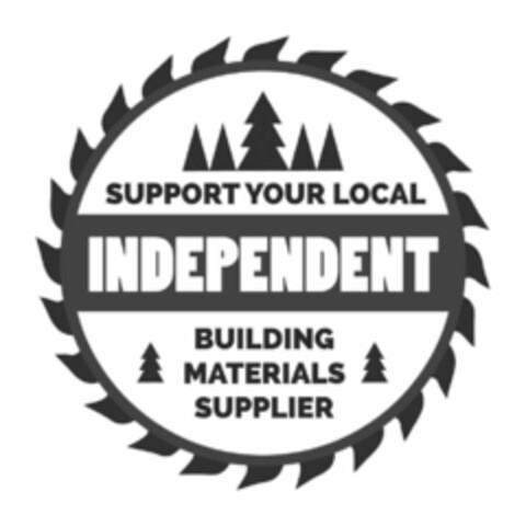 SUPPORT YOUR LOCAL INDEPENDENT BUILDINGMATERIALS SUPPLIER Logo (USPTO, 16.11.2017)