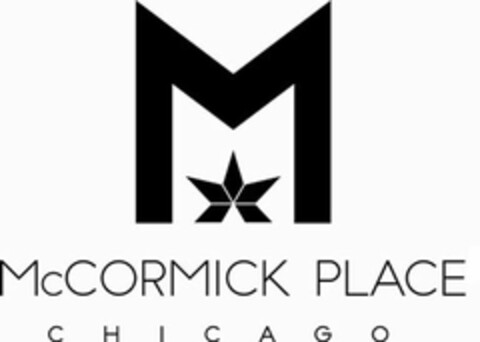 M MCCORMICK PLACE CHICAGO Logo (USPTO, 28.11.2017)