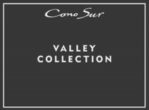 CONO SUR VALLEY COLLECTION Logo (USPTO, 04/12/2018)