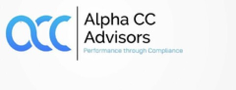 ACC ALPHA CC  ADVISORS PERFORMANCE THROUGH COMPLIANCE Logo (USPTO, 26.10.2018)