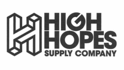 H HIGH HOPES SUPPLY COMPANY Logo (USPTO, 01/16/2019)
