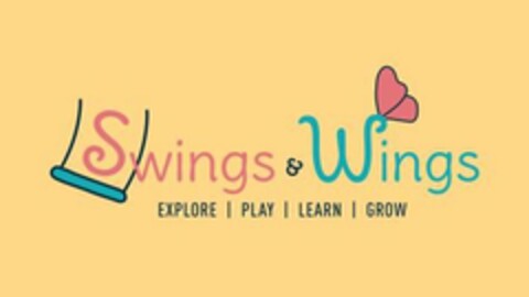 SWINGS & WINGS EXPLORE | PLAY | LEARN |GROW Logo (USPTO, 04/07/2019)