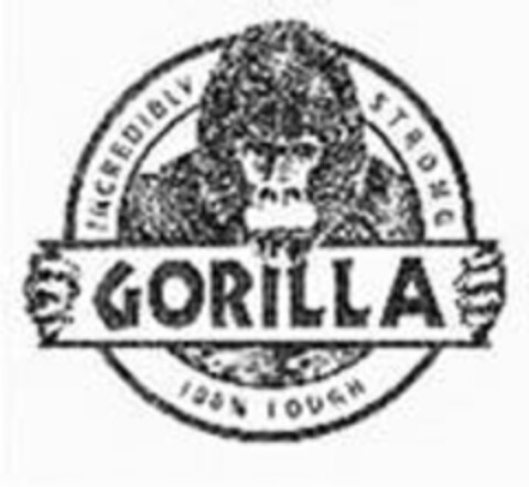 GORILLA INCREDIBLY STRONG 100% TOUGH Logo (USPTO, 08/27/2019)