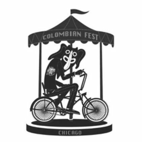 COLOMBIAN FEST, CHICAGO Logo (USPTO, 04.12.2019)