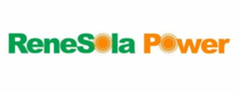 RENESOLA POWER Logo (USPTO, 02.04.2020)