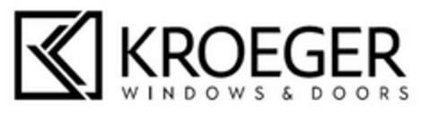 K KROEGER WINDOWS & DOORS Logo (USPTO, 14.07.2020)