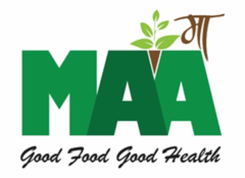 MAA GOOD FOOD GOOD HEALTH Logo (USPTO, 09/03/2020)