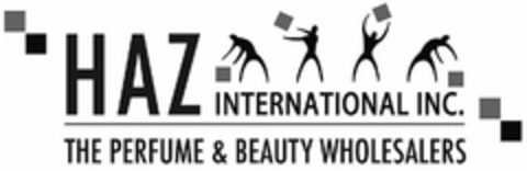 HAZ INTERNATIONAL INC. THE PERFUME & BEAUTY WHOLESALERS Logo (USPTO, 16.09.2020)